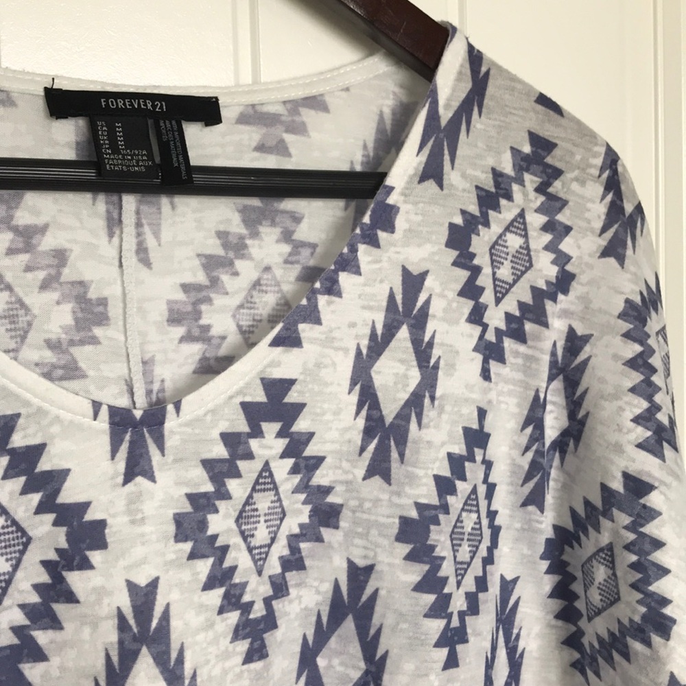 MOVING SALE!!! 
XXI Aztec dolman tee